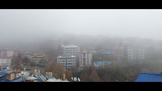 Tunceli Bu Sabah Yoğun Sis Bulutuna Uyandı Sıcaklıklar Eksi Derecelere Düştü