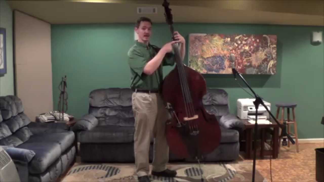 Double Bass Lesson Playing 4th Finger & Low G In Tune On The Bass