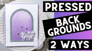 2 Background Techniques w/ LDRS Creative Braided Waves Press Plate | BetterPress | 15% OFF CODE!
