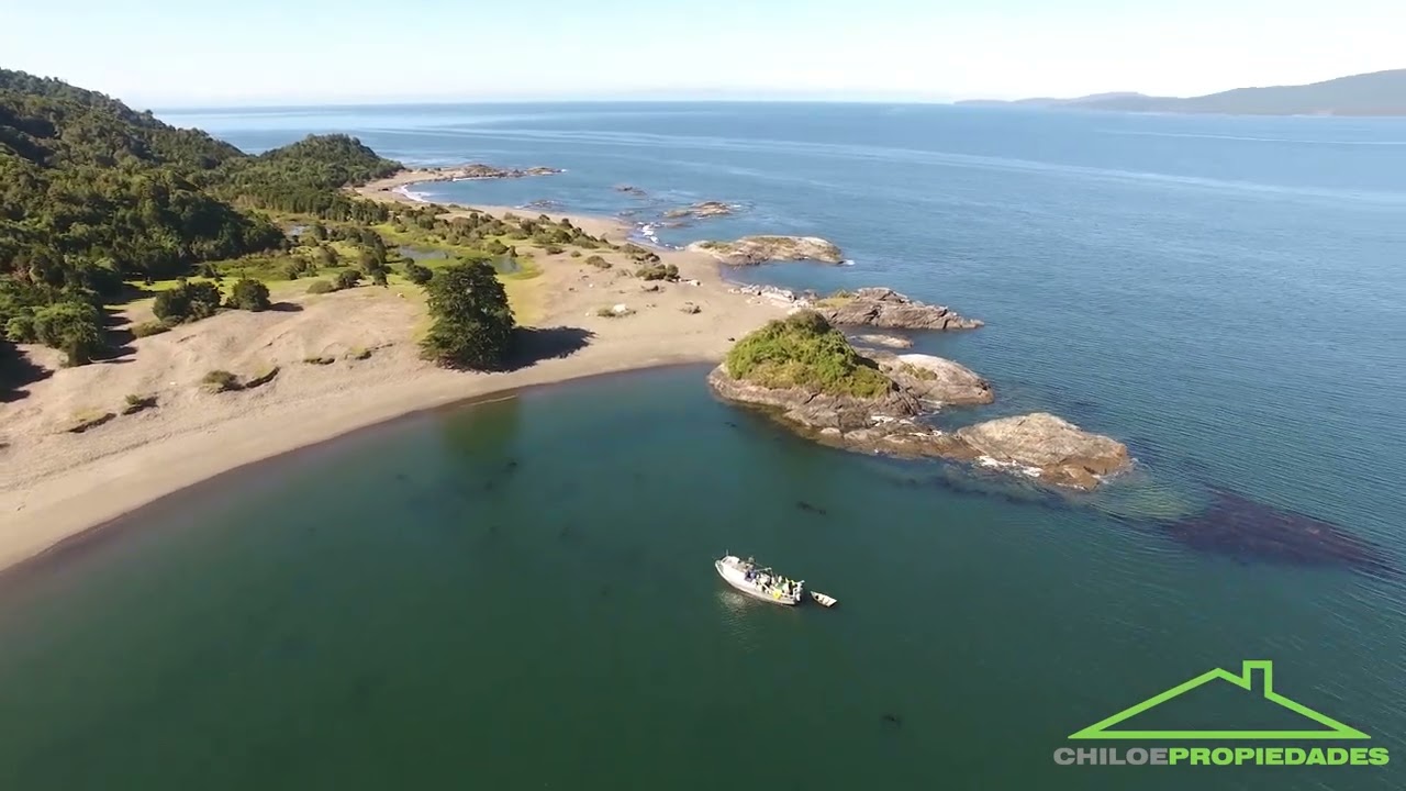 Isla Laitec 14.93 Hectareas, borde mar.