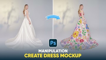 Photoshop 2025 Tutorials - How to Create Dress Realistically Mockup
