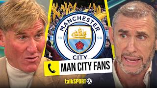 "LET'S SEE WHAT HAPPENS!" Simon Jordan & Martin Keown REACT to Man City fans DEFENDING club owners!