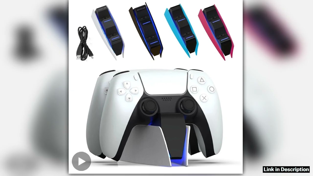 Battery Charger For Sony Play Station Playstation PS 5 PS5 Dualsense Dual Sense Controller Control