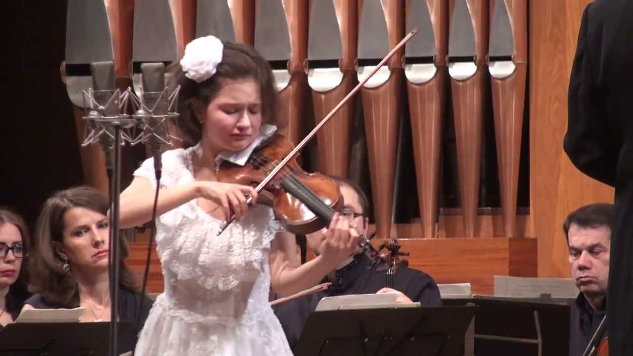 Anna Savkina - Mozart - Violin concerto No.1 in B flat Major 2nd movement