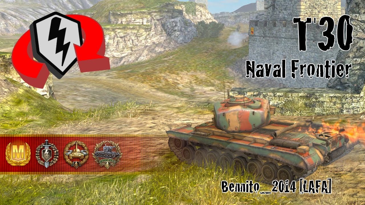 wotblitz bonus codes World of Tanks Blitz Replays - T30 at Naval Frontier w/ Bennito_2014 [LAFA]