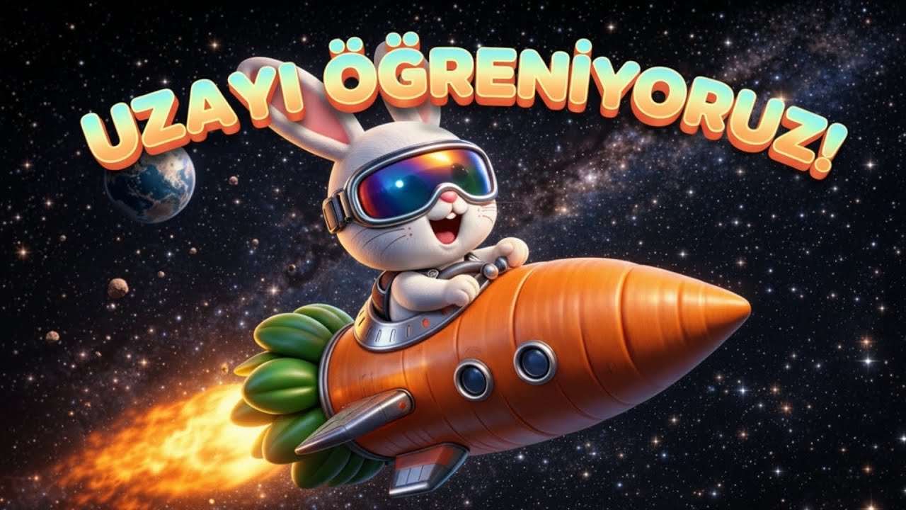 Zıp Zıp Tavşan Uzayda | Gezegenleri Öğreniyoruz 🚀🥕