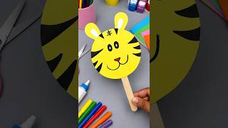 Cute cartoon easy craft ideas for kids #papercraft #dog #shorts #youtubeshorts #viral #art #craft