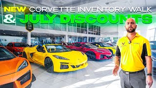 NEW C8 Corvette Inventory Walk & July Discounts | Letsvette