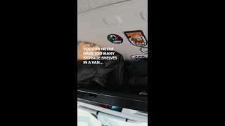 You can never have too much storage in your van ...
