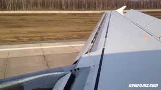 Airbus A321 Takeoff and Landing Moscow airport