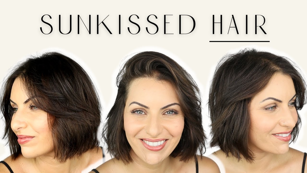 How to Get SUNKISSED Highlights At Home with Permanent Hair Color (No Damage) | LIGHTEN FINE HAIR