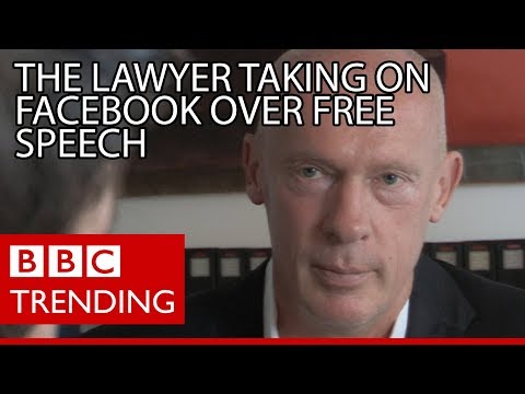Joachim Steinhoefel, the lawyer taking on Facebook over free speech - BBC Trending