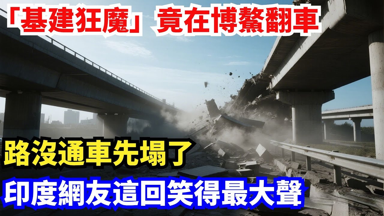 「基建狂魔」竟在博鰲翻車？路沒通車先塌了，印度網友這回笑得最大聲！#中國#製造科技#工程#改造#基建#科普#鐵路#博鰲#印度