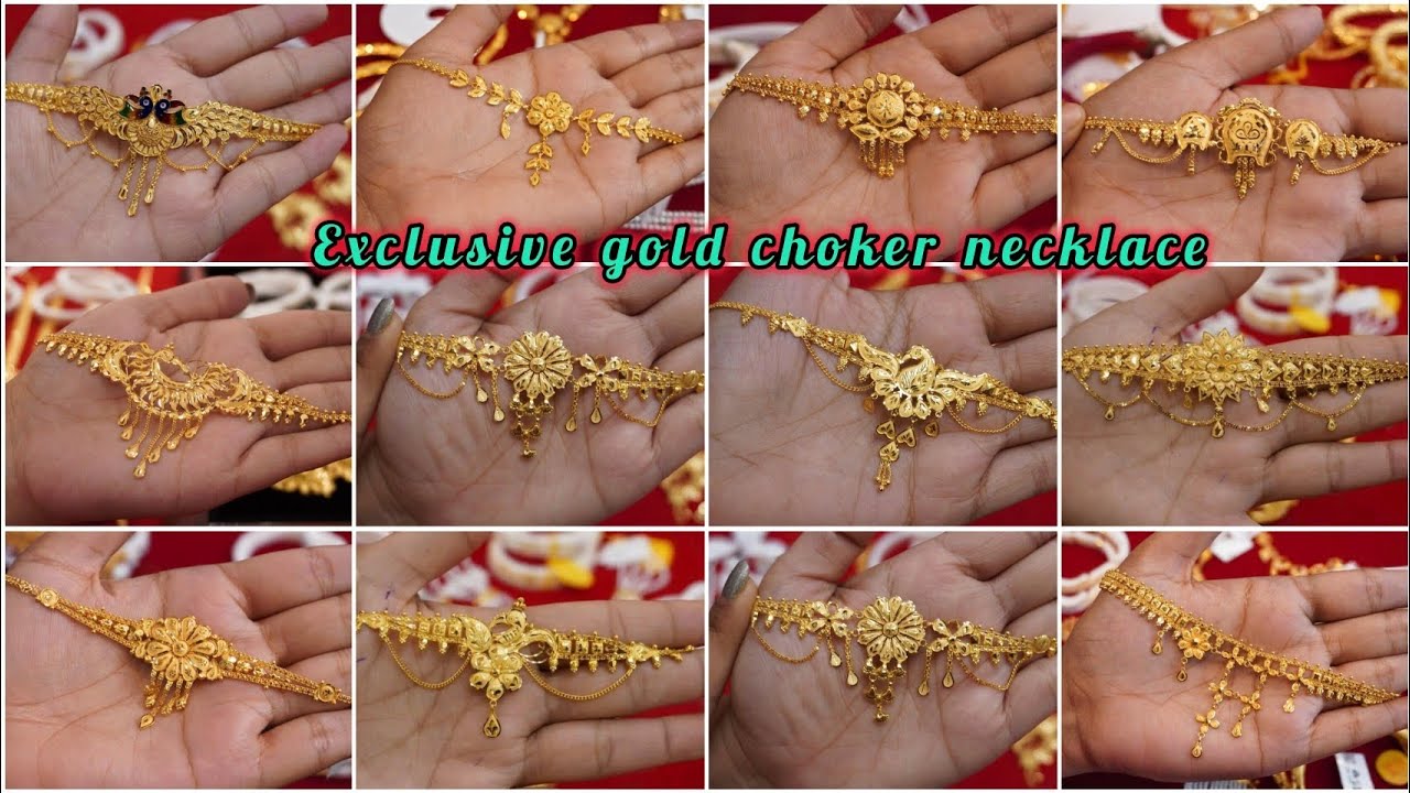 Эксклюзивный дизайн золотого колье-чокера 😍 // легкий дизайн золотого колье-чокера // золотой chi...