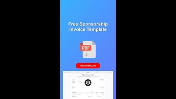 Sponsorship Invoice Template #invoicegenerator #invoicetemplate
