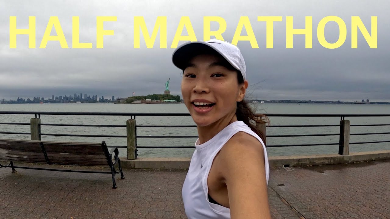 하프마라톤 2회차 도전!🗽자유의 여신상 보면서 달리는 미국 마라톤 브이로그