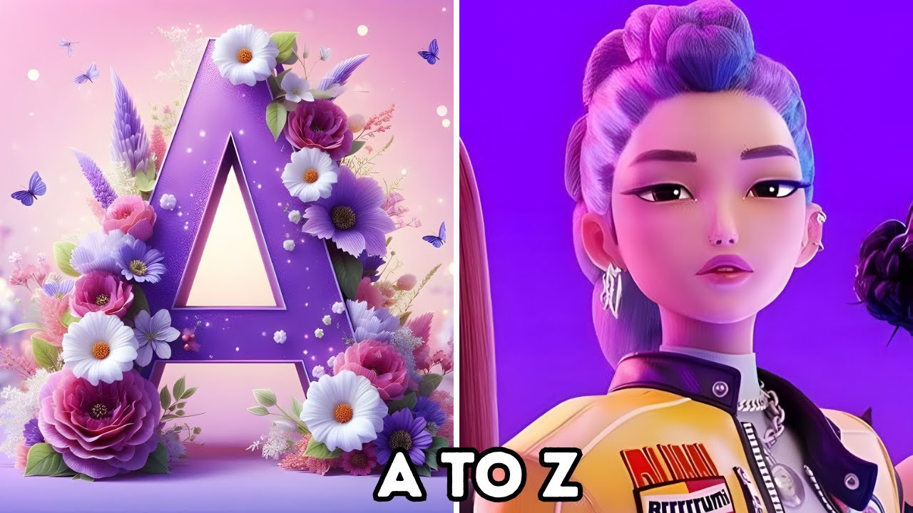 Выберите первую букву своего имени 💫 Посмотрите на своего персонажа из K-pop аниме «Охотник на де...