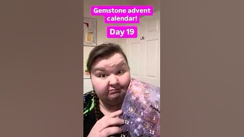 Day 19 of opening a gemstone advent calendar! #gemstoneadventcalendar #adventcalendar #christmas