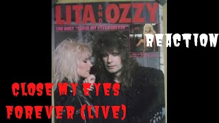 Metalhead Brothers React To  Ozzy Osbourne and Lita Ford  Close My Eyes Forever Live