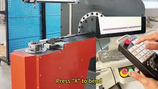 ZD-3D 308 how to program the wire bending machine