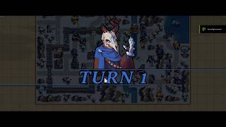 WarGroove Puzzle Solution 24. The Dead of Winter (Hex solution)