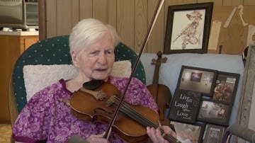 Meet Violet Hensley, the 109-year-old whittling, fiddling Ozarks native