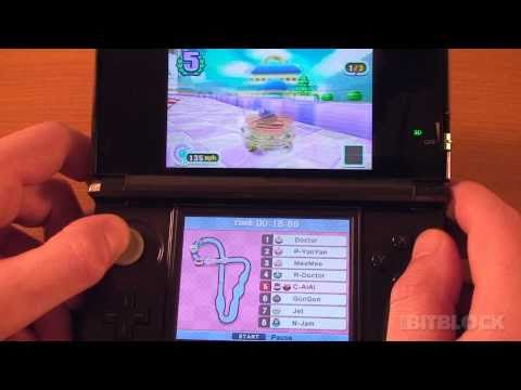 3DS GAMEPLAY - Super Monkey Ball 3D (Monkey Race)