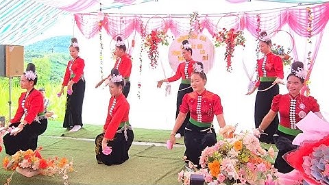 ĐỘI MÚA NHIỆT TÌNH ,MỪNG TÂN GIA ĐẠI CÁT GĐ NHUNG ĐIÊU NÀ PA MƯỜNG BÁM