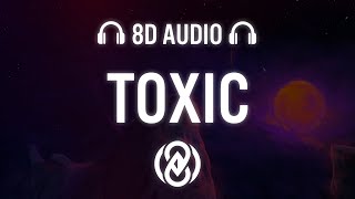 inverness - Toxic (ft. Amelia Moore) (Lyrics) | 8D Audio 🎧