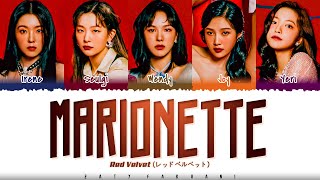 Video thumbnail of "Red Velvet (レッドベルベット) - 'Marionette' Lyrics [Color Coded_Kan_Rom_Eng]"