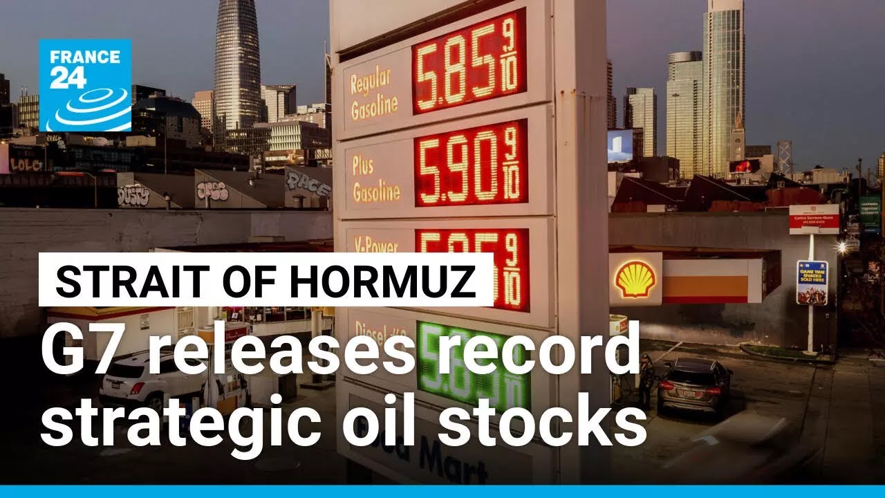 G7 releases record amount of oil stocks to 'calm the markets down' • FRANCE 24 English