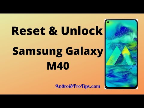 How to Reset & Unlock Samsung Galaxy M40