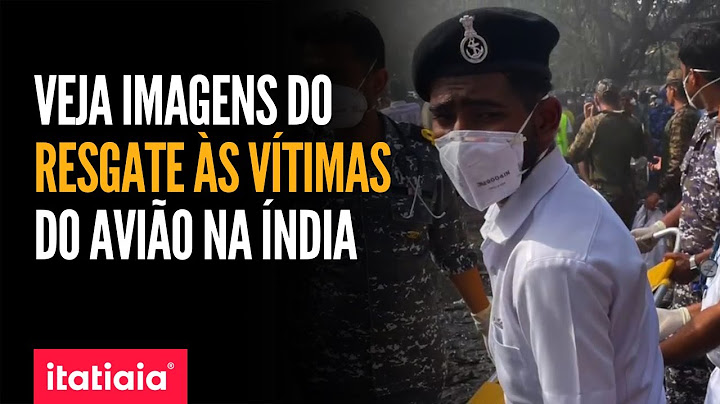 VEJA IMAGENS DO RESGATE APÓS A QUEDA DO AVIÃO NA ÍNDIA