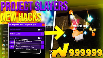 NEW ROBLOX Project Slayers Hack Script GUI   Infinite Levels, Infinite Wen!  Pastebin 2022