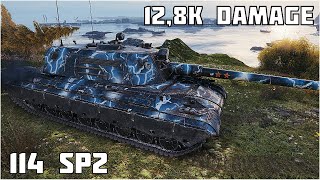 114 SP2 • 12,8K DAMAGE 8 KILLS • World of Tanks