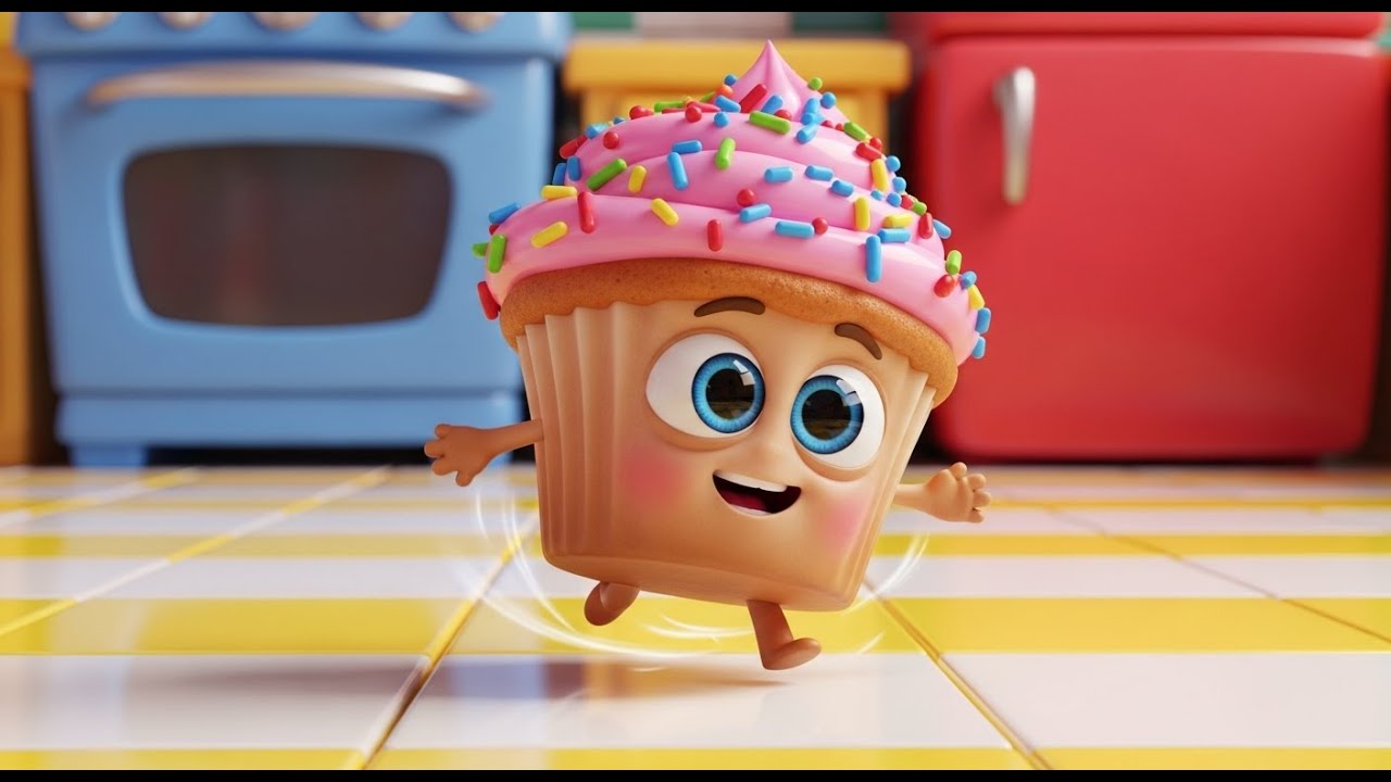 Tritt nicht auf den tanzenden Cupcake | Kinderlieder und Lustige Reime