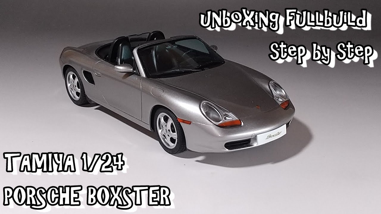 タミヤ　ポルシェボクスター M-04 unboxing fullbuild TAMIYA 1/24 PORSCHE BOXSTER Scale Car Plastic