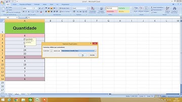 Identificar valores duplicados no Excel com formatação condicional