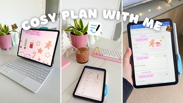 Digital Plan With Me on the iPad Mini | Weekly Planning & Cosy Vibes 🧸✨🌸