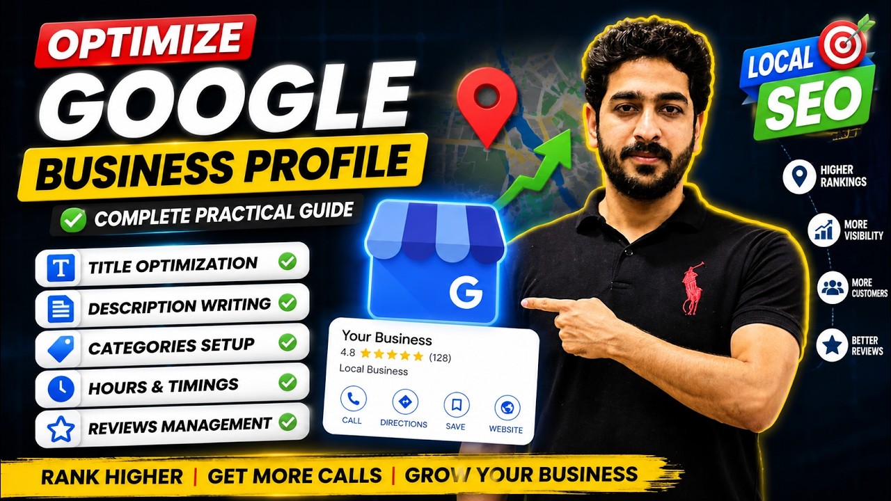 ⁣Google Business Profile Optimization Complete Course (2026) | Rank #1 on Google Maps