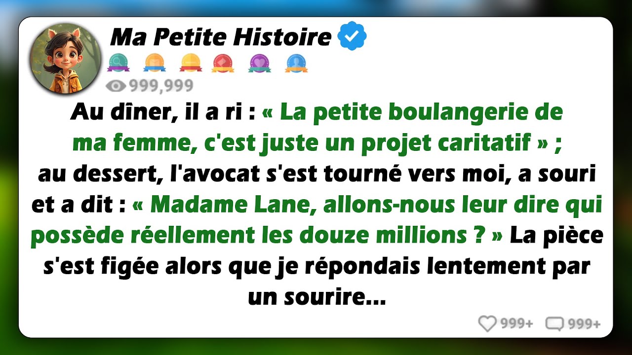 Il s'est moqué de ma petite boulangerie lors du dîner de sa famille milliardaire - puis leur avocat