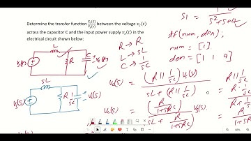 How to plot Transfer Function response of Electrical Circuit in MATLAB