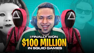 I WON $100 MILLION DOLLARS IN SQUID GAME - GTA 5 GAMEPLAY - MRJAYPLAYS