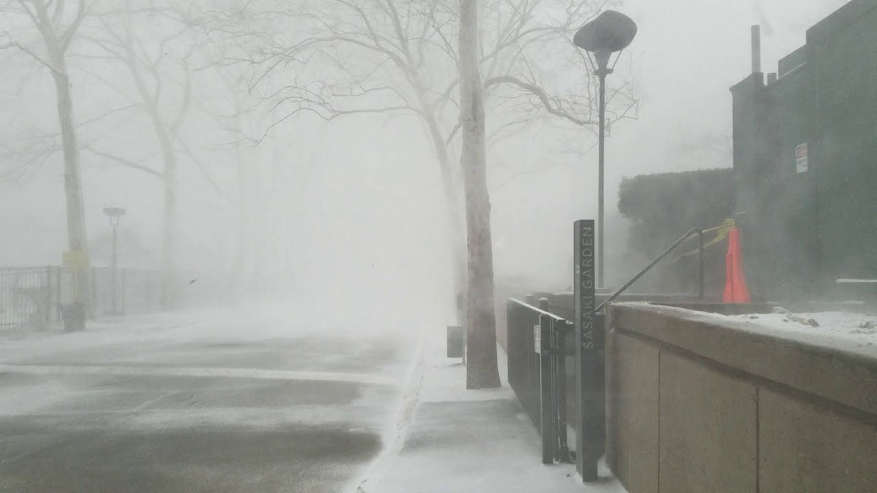 NYC Snow Squall 1.30.19 - Down in Village - YouTube