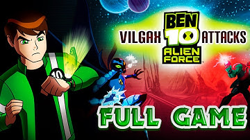 Ben 10 Alien Force Vilgax Attacks - Full Movie Game Walkthrough [1080p]