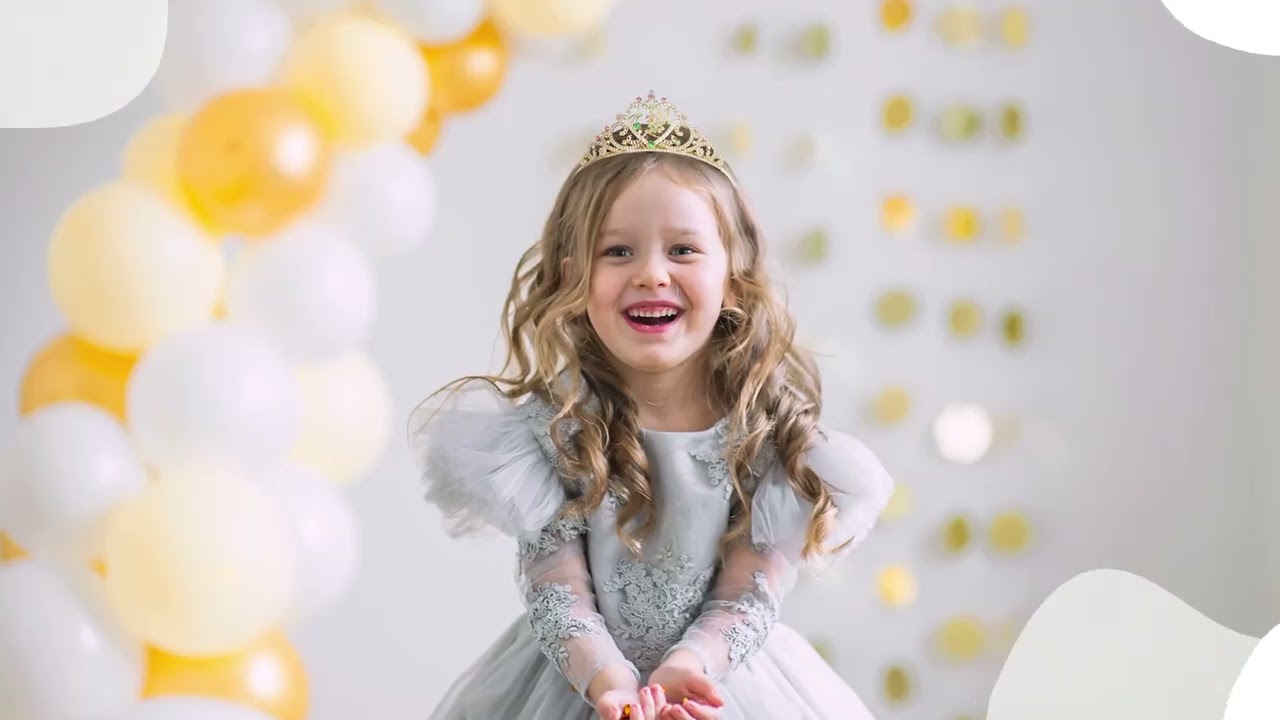 SV Gold Lilly Kids Tiara-Crowns & Tiaras | SWEETV