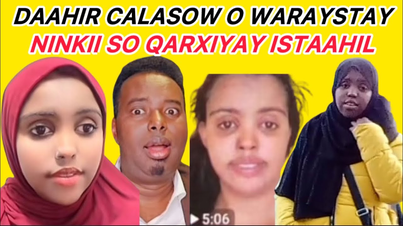 #degdeg DAAHIR CALASOW O WARAYSTAY NINKII SO QARXIYAY ISTAAHIL O QAAWAN#subxanallah 