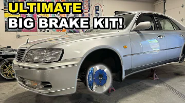 Ultimate Brake Kit For My Nissan Cima + Rare OEM HONDA Option Part Acquired!