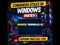 El comando secreto de Windows para borrar archivos temporales #serviciotecnico #pcgaming