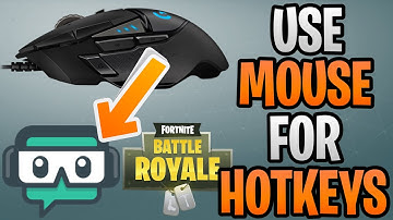 StreamLabs OBS Push To Talk Hotkeys On Mouse Tutorial | How To Rebind Logitech G502 For Fortnite